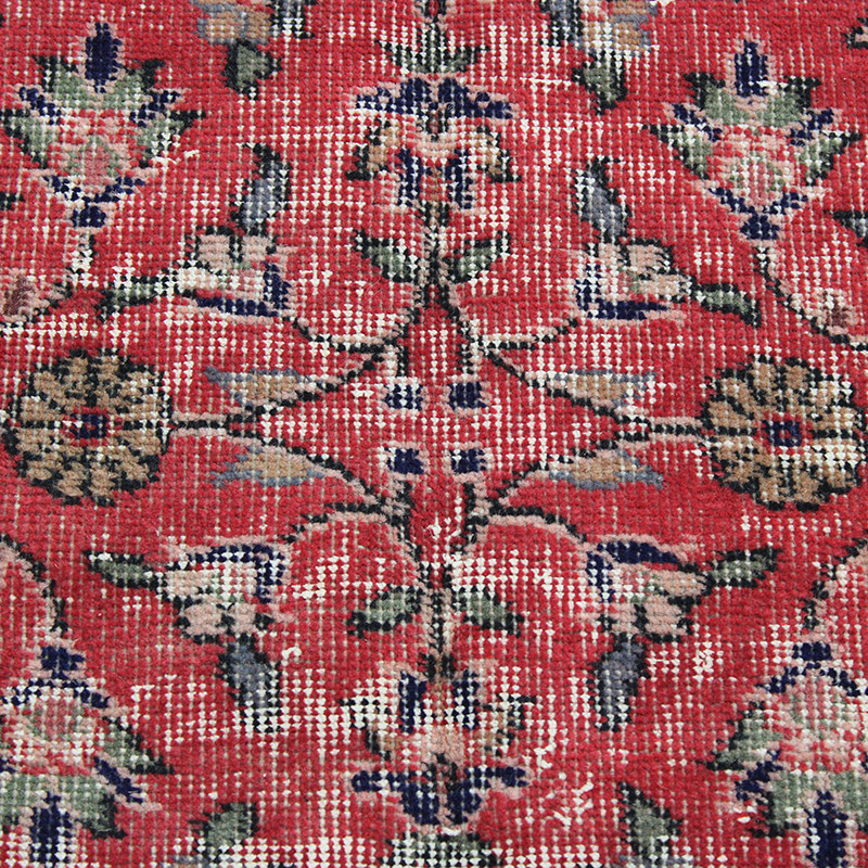 Vintage Turkish Hand-Knotted Rug - 3' 11" x 7' 4" (47" x 88") - K0085624