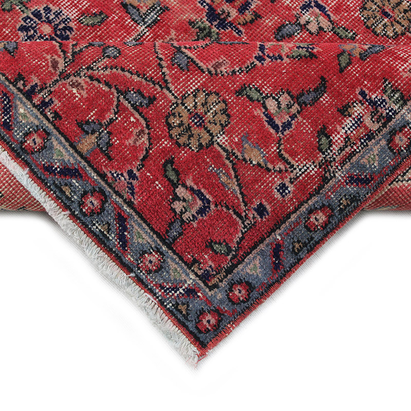 Vintage Turkish Hand-Knotted Rug - 3' 11" x 7' 4" (47" x 88") - K0085624