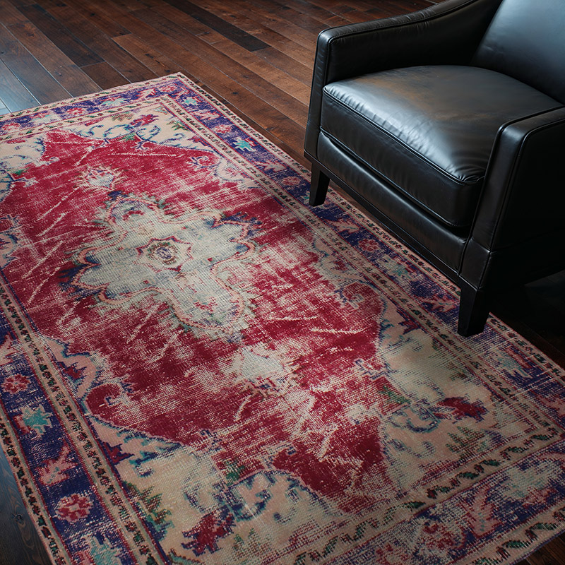Vintage Turkish Hand-Knotted Rug - 4' 2" x 6' 9" (50" x 81") - K0085625