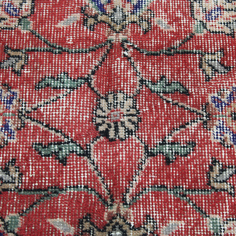 El Dokuma Vintage Halı - 112 cm x 200 cm - K0085626
