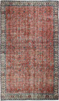 El Dokuma Vintage Halı - 167 cm x 288 cm