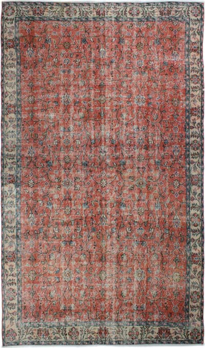 El Dokuma Vintage Halı - 167 cm x 288 cm