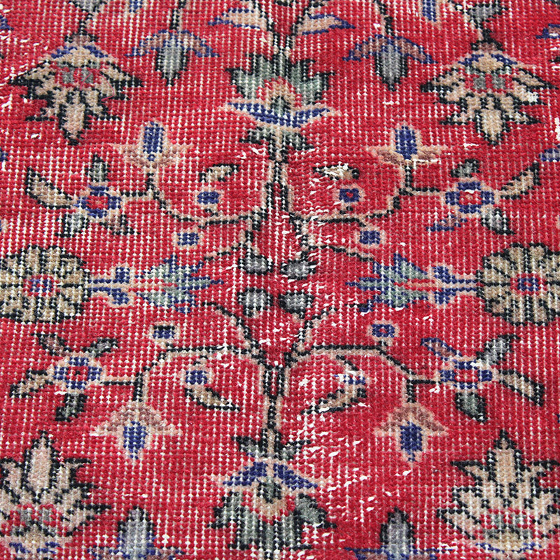 Alfombra Vintage Turca Anudada a Mano - 117 cm x 207 cm - K0085628