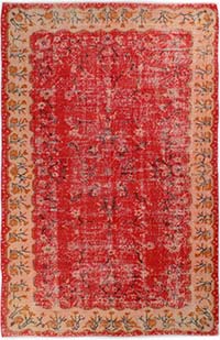 El Dokuma Vintage Halı - 157 cm x 250 cm