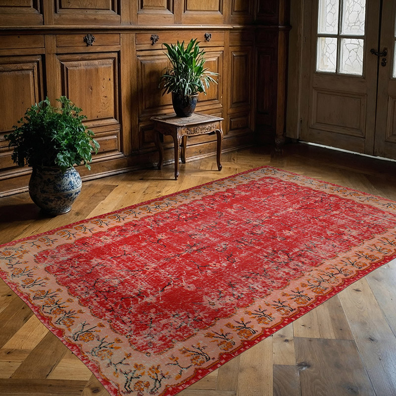 El Dokuma Vintage Halı - 157 cm x 250 cm - K0085629