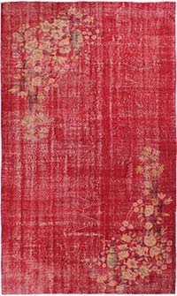 Alfombra Vintage Turca Anudada a Mano - 160 cm x 275 cm