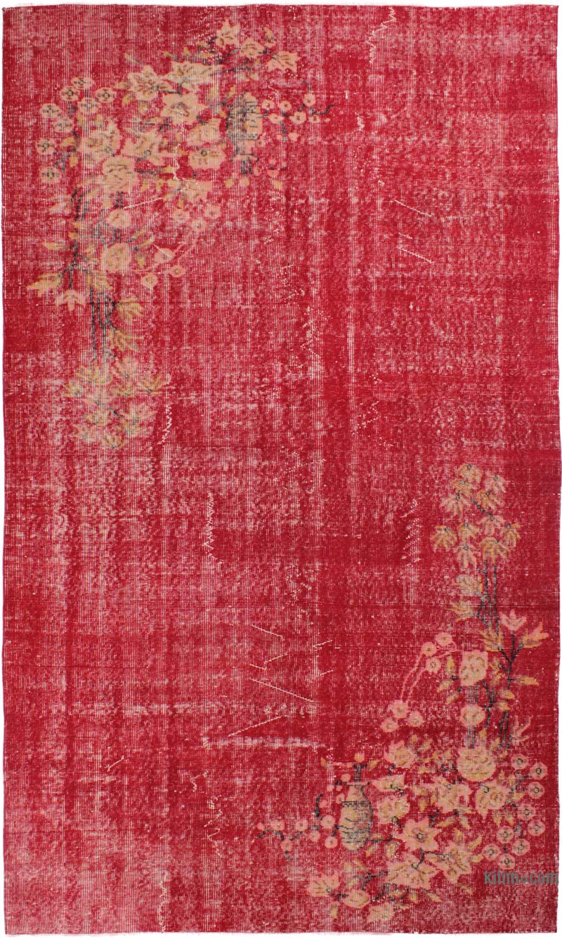 Alfombra Vintage Turca Anudada a Mano - 160 cm x 275 cm - K0085630