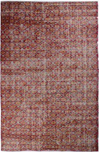Vintage Turkish Hand-Knotted Rug - 5' 5" x 8' 8" (65" x 104")