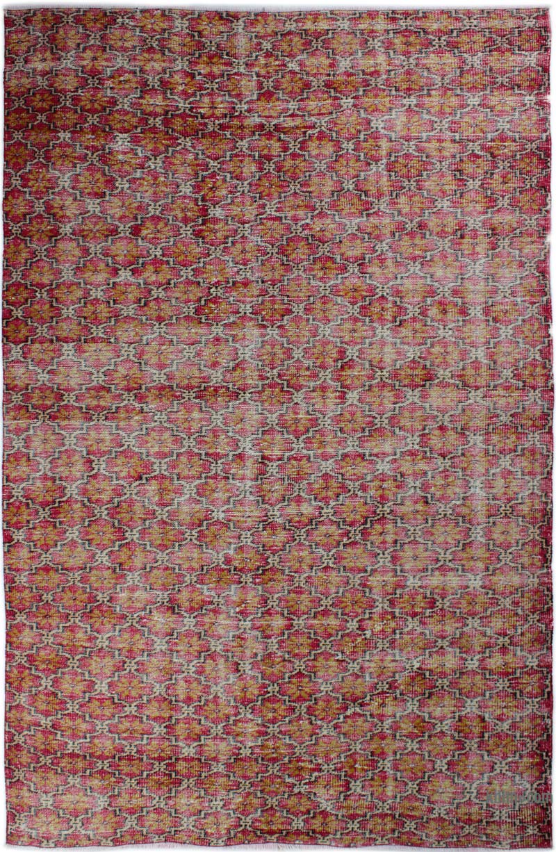 Vintage Turkish Hand-Knotted Rug - 5' 5" x 8' 8" (65" x 104") - K0085631