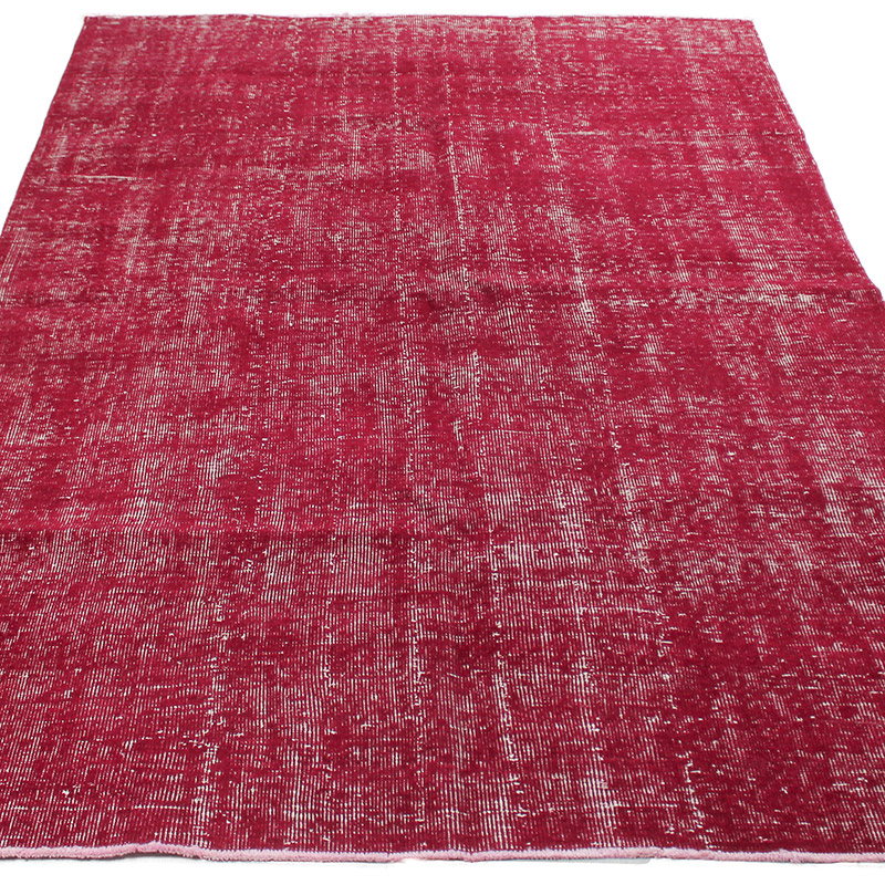 Boyalı El Dokuma Vintage Halı - 148 cm x 232 cm - K0085633