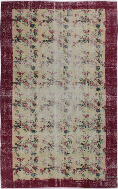 Alfombra Vintage Turca Anudada a Mano - 143 cm x 230 cm