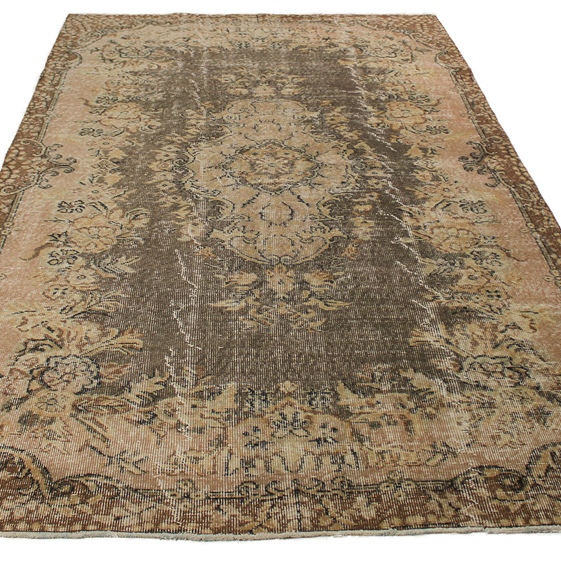 Alfombra Vintage Turca Anudada a Mano - 162 cm x 276 cm - K0085636