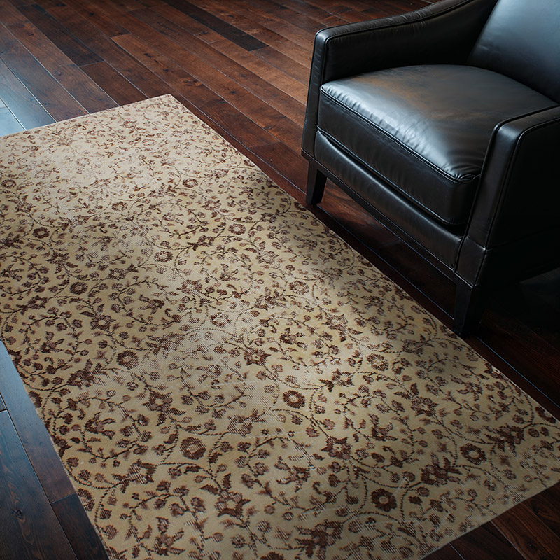 Vintage Turkish Hand-Knotted Rug - 3' 8" x 6' 6" (44" x 78") - K0085637