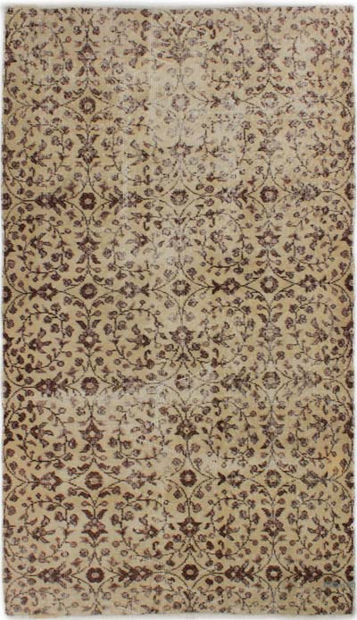 El Dokuma Vintage Halı - 112 cm x 198 cm