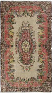 Vintage Turkish Hand-Knotted Rug - 3' 8" x 6' 6" (44" x 78")