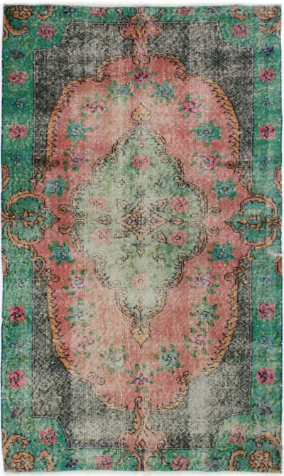 El Dokuma Vintage Halı - 111 cm x 187 cm