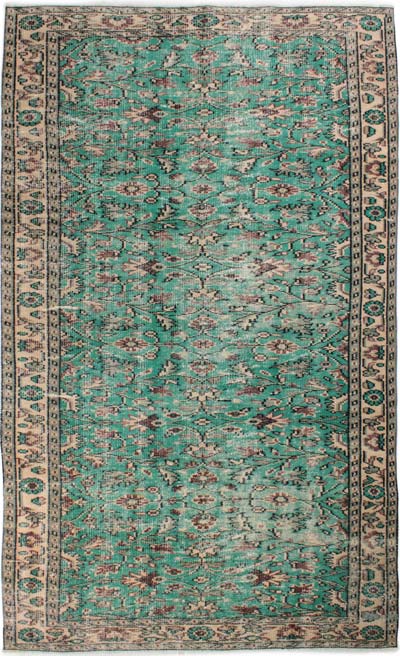 Alfombra Vintage Turca Anudada a Mano - 156 cm x 260 cm