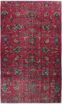 Vintage Turkish Hand-Knotted Rug - 4' 5" x 7' 5" (53" x 89")
