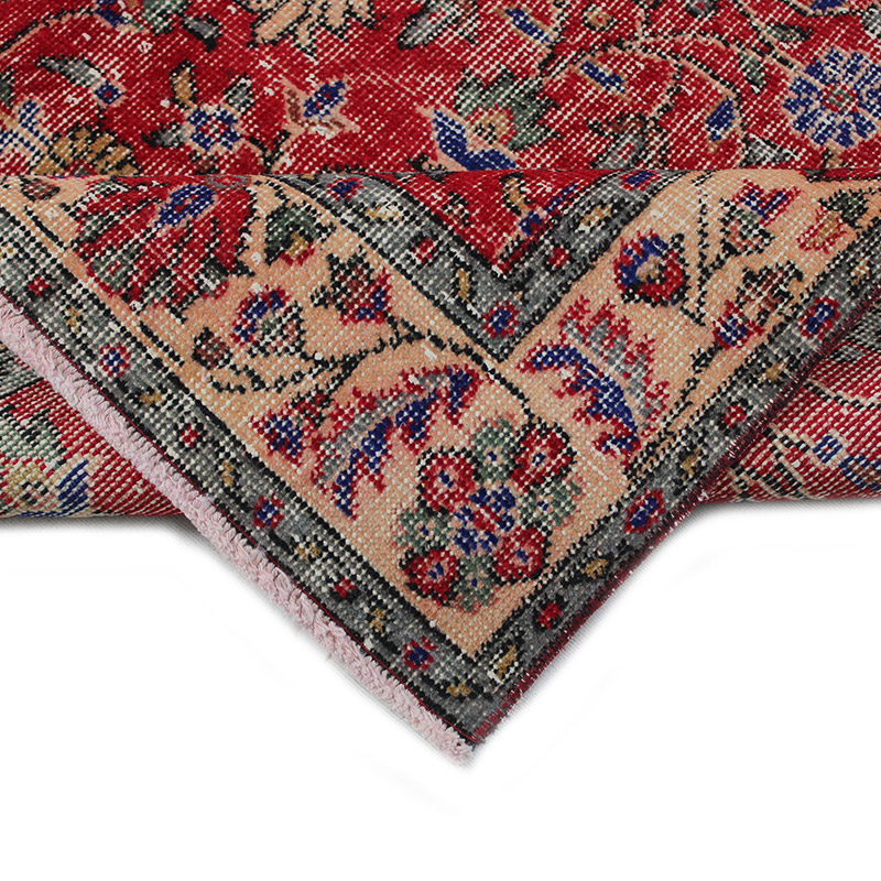 Vintage Turkish Hand-Knotted Rug - 3' 8" x 6' 8" (44" x 80") - K0085646