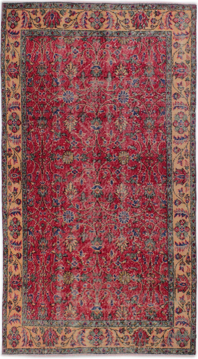 Vintage Turkish Hand-Knotted Rug - 3' 8" x 6' 8" (44" x 80") - K0085646