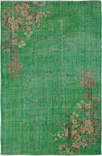 Alfombra Vintage Turca Anudada a Mano - 165 cm x 263 cm