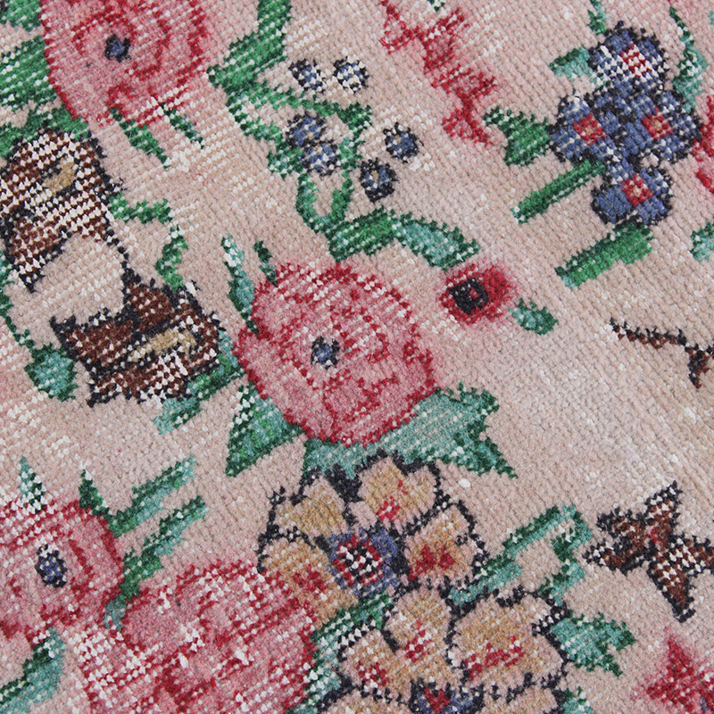 Alfombra Vintage Turca Anudada a Mano - 118 cm x 190 cm - K0085650