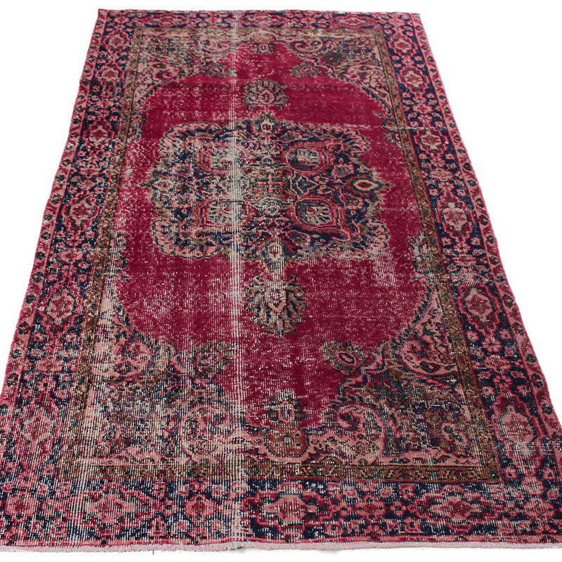 Vintage Turkish Hand-Knotted Rug - 3' 7" x 6' 11" (43" x 83") - K0085651