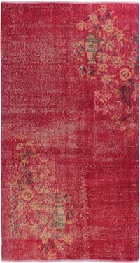 El Dokuma Vintage Hali - 107 cm x 205 cm