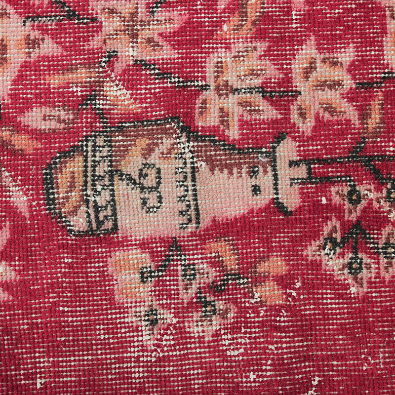 El Dokuma Vintage Halı - 107 cm x 205 cm - K0085652