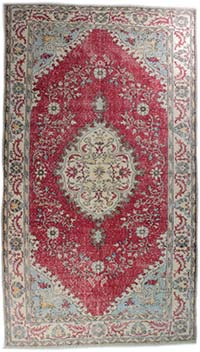 El Dokuma Vintage Halı - 182 cm x 323 cm