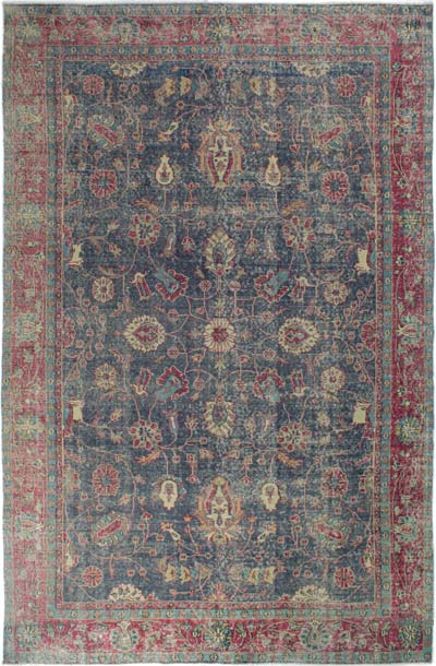 Alfombra Vintage Turca Anudada a Mano - 201 cm x 314 cm