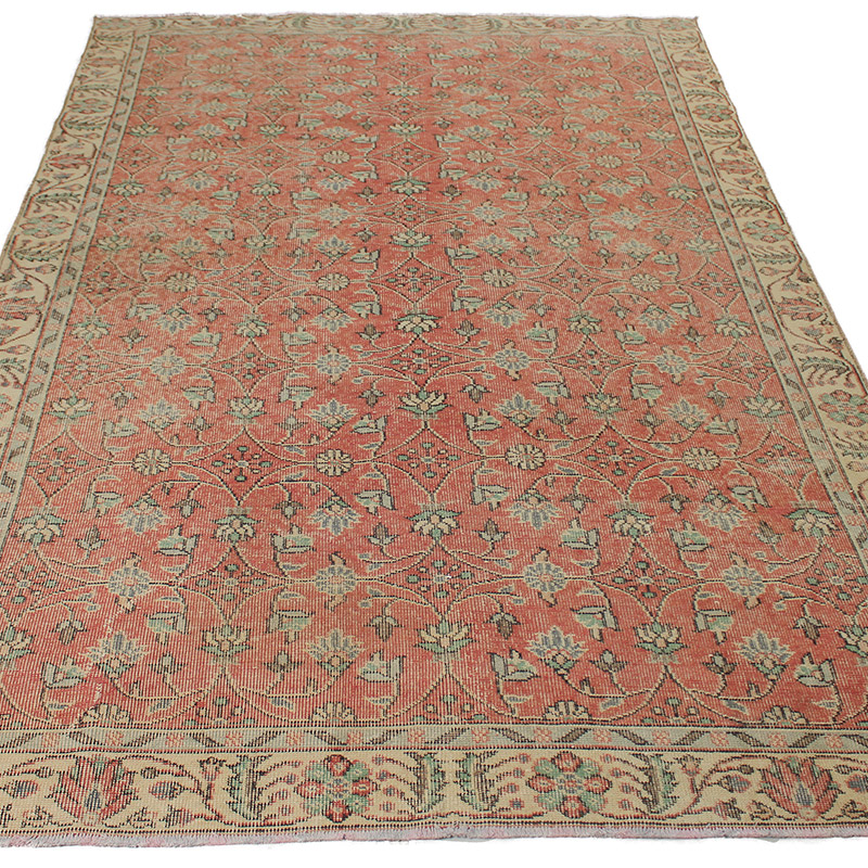 El Dokuma Vintage Halı - 166 cm x 286 cm - K0085657