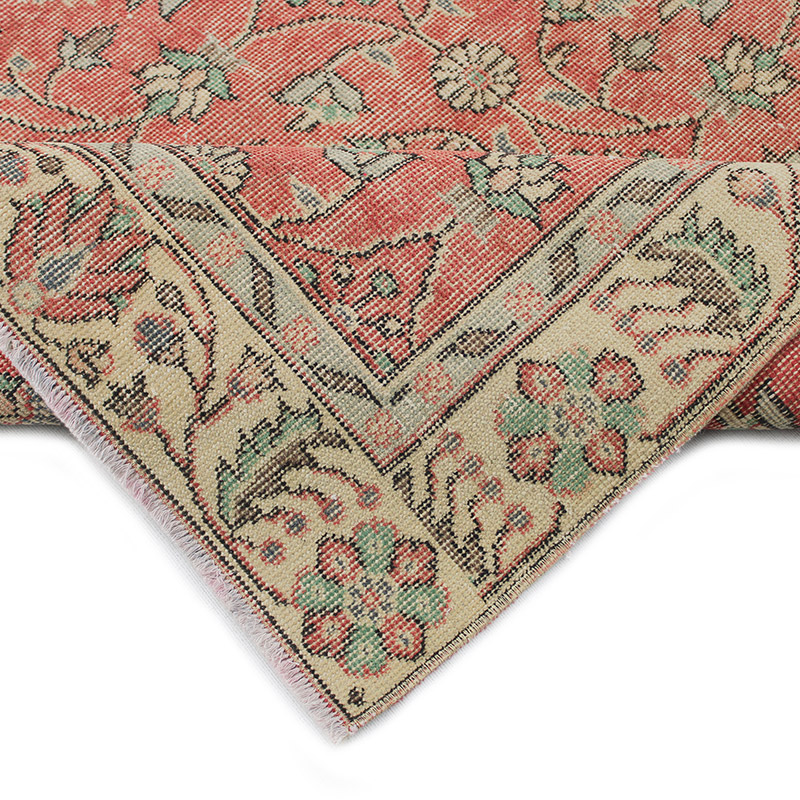 El Dokuma Vintage Halı - 166 cm x 286 cm - K0085657
