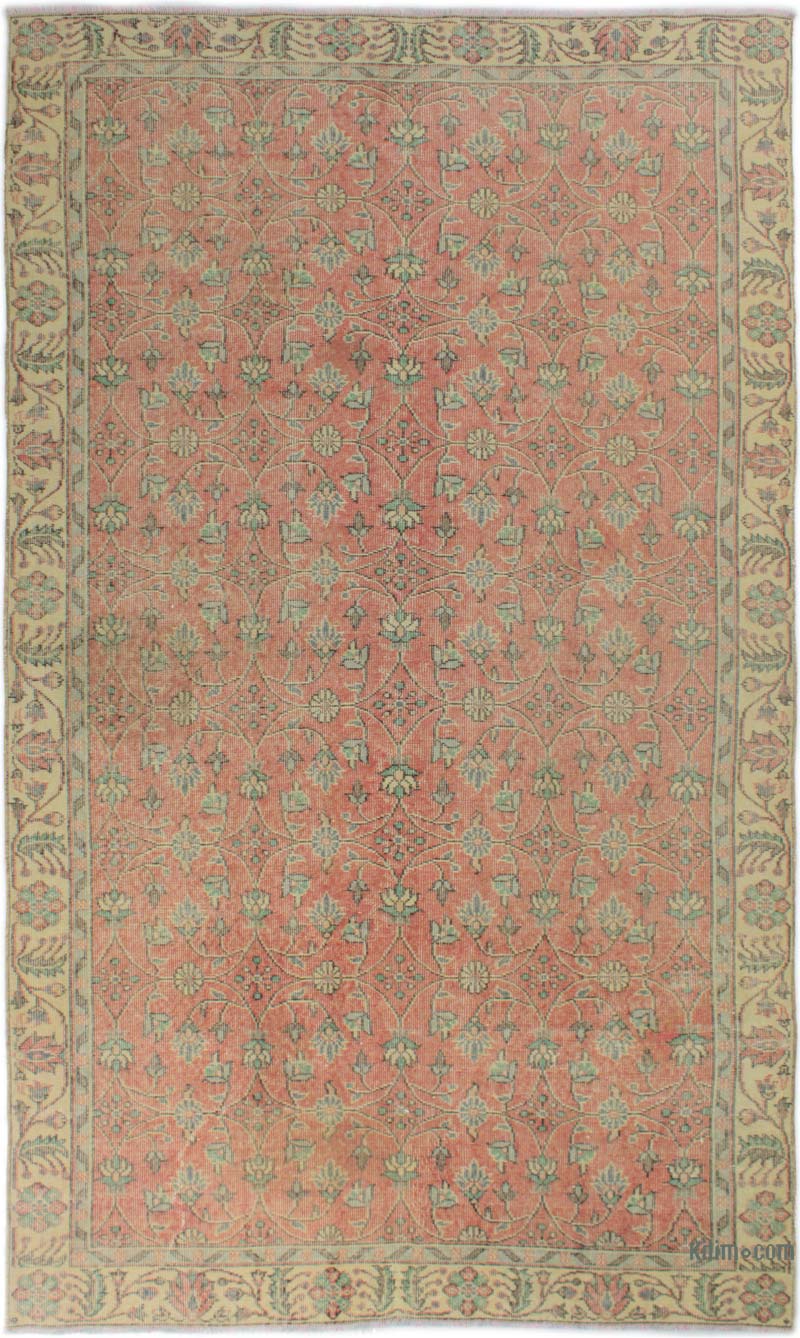 El Dokuma Vintage Halı - 166 cm x 286 cm - K0085657