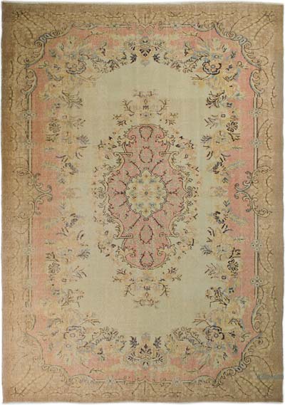 El Dokuma Vintage Halı - 206 cm x 296 cm