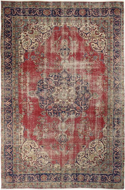 El Dokuma Vintage Halı - 201 cm x 320 cm