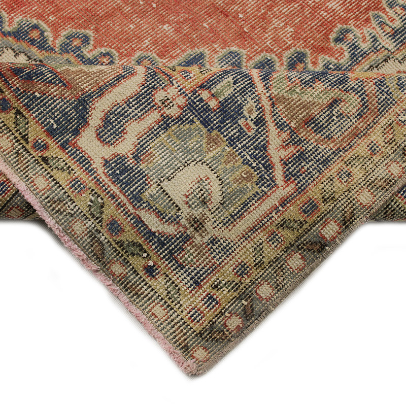 Alfombra Vintage Turca Anudada a Mano - 212 cm x 317 cm - K0085664