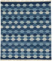 New Handwoven Turkish Kilim Rug - 5' 9" x 6' 6" (69" x 78")