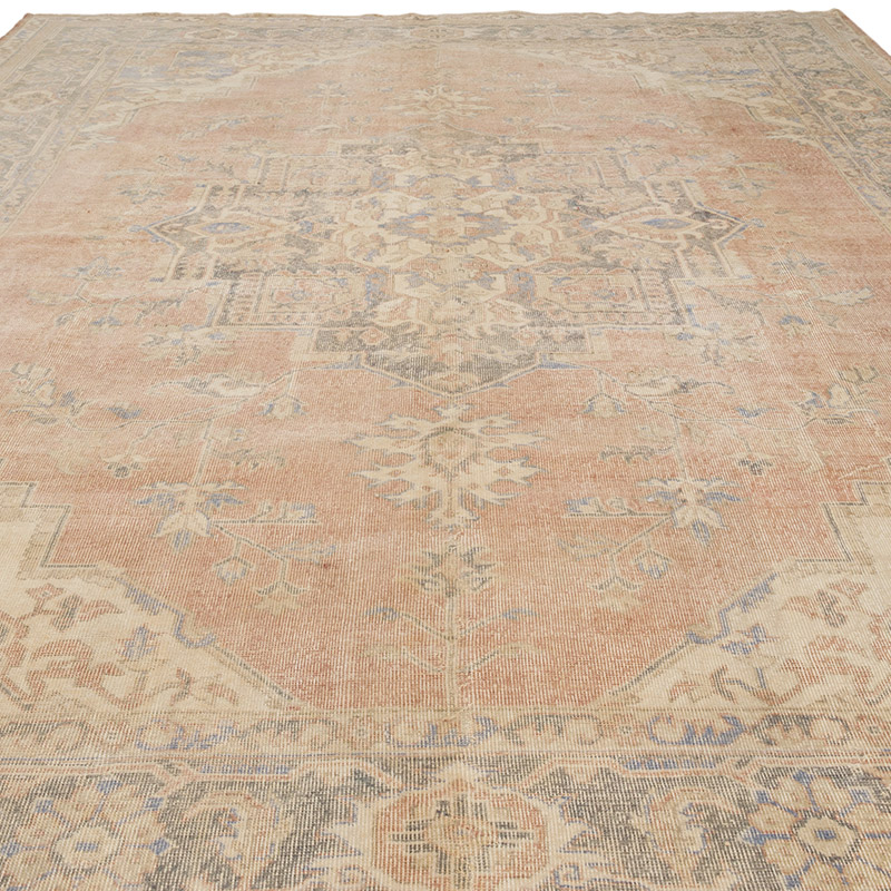 Alfombra Vintage Turca Anudada a Mano - 274 cm x 364 cm - K0085681
