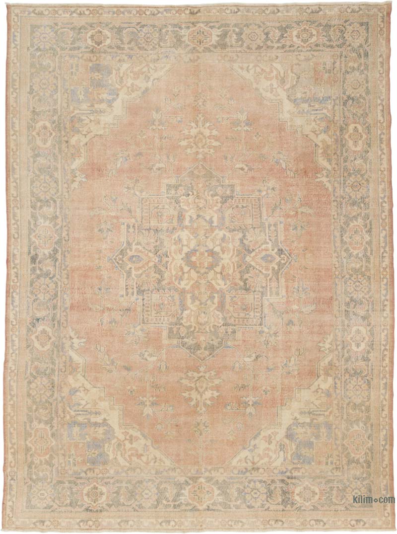 Alfombra Vintage Turca Anudada a Mano - 274 cm x 364 cm - K0085681