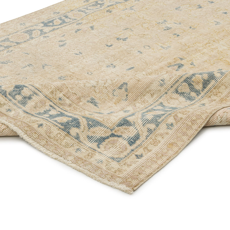Alfombra Vintage Turca Anudada a Mano - 150 cm x 245 cm - K0085682