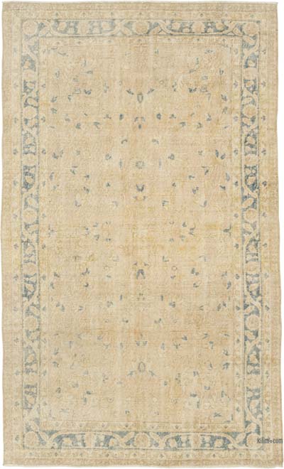 Alfombra Vintage Turca Anudada a Mano - 150 cm x 245 cm