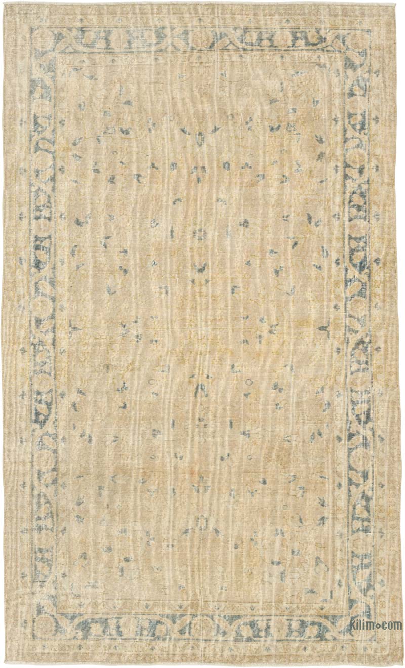Alfombra Vintage Turca Anudada a Mano - 150 cm x 245 cm - K0085682