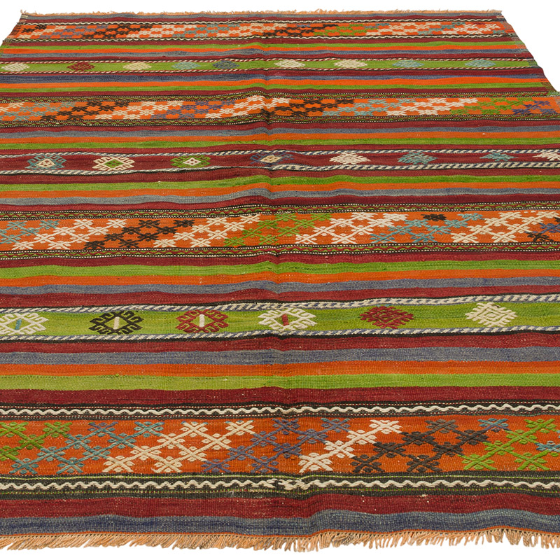 Alfombra Vintage Manisa Kilim - 160 cm x 234 cm - K0085683