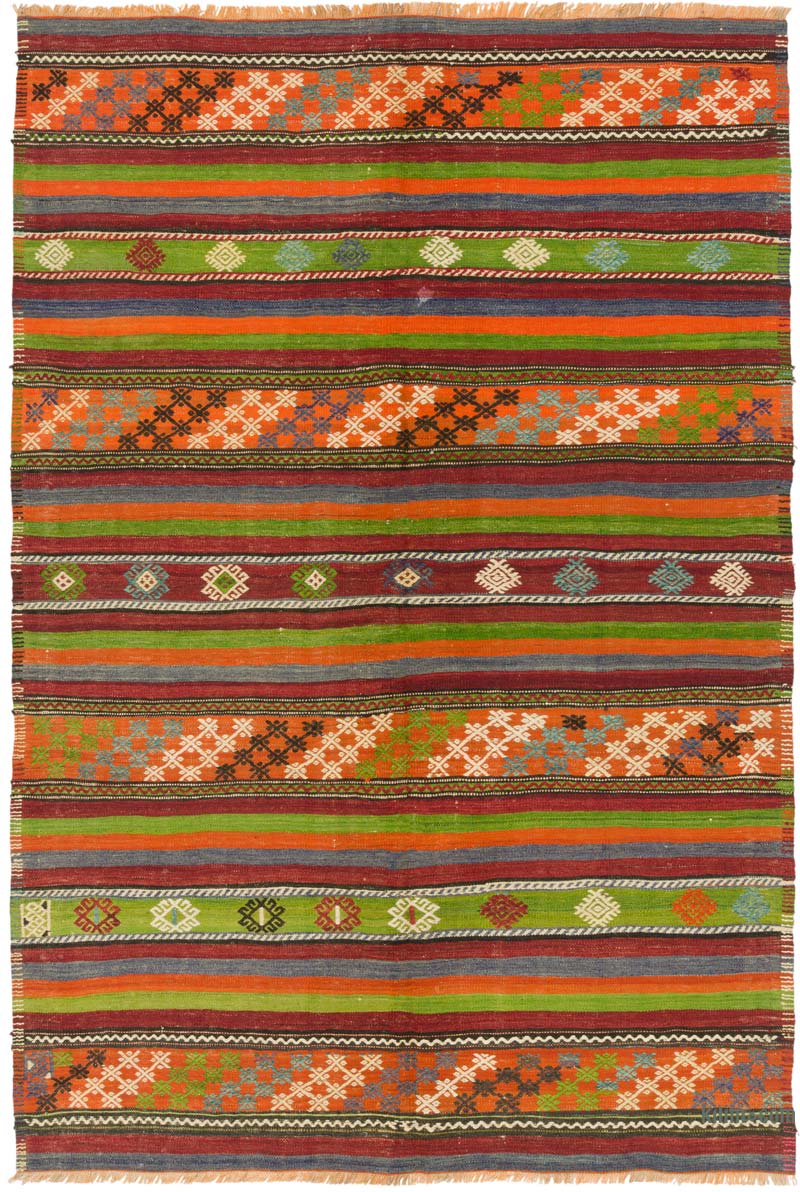 Alfombra Vintage Manisa Kilim - 160 cm x 234 cm - K0085683