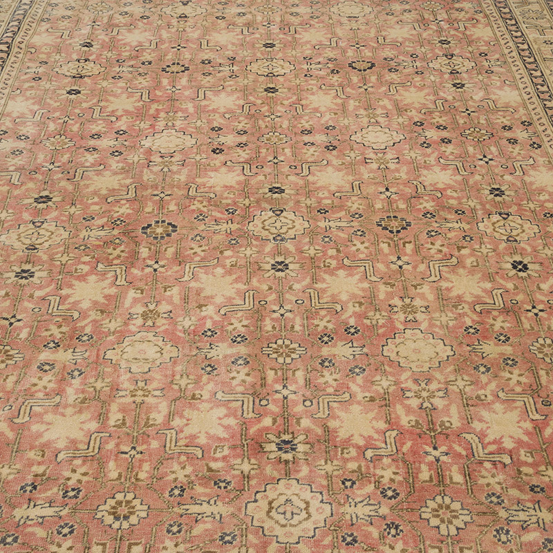 Alfombra Vintage Turca Anudada a Mano - 202 cm x 294 cm - K0085684