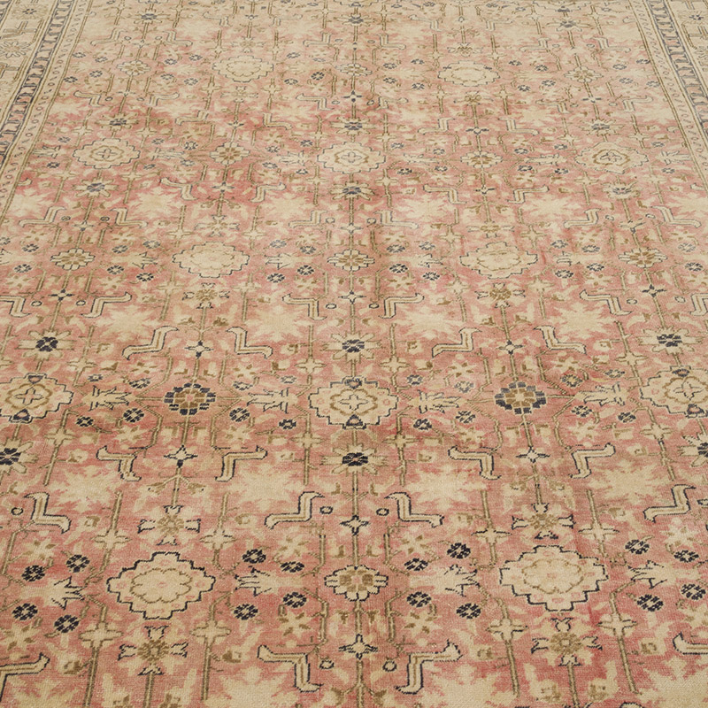 Alfombra Vintage Turca Anudada a Mano - 202 cm x 294 cm - K0085684