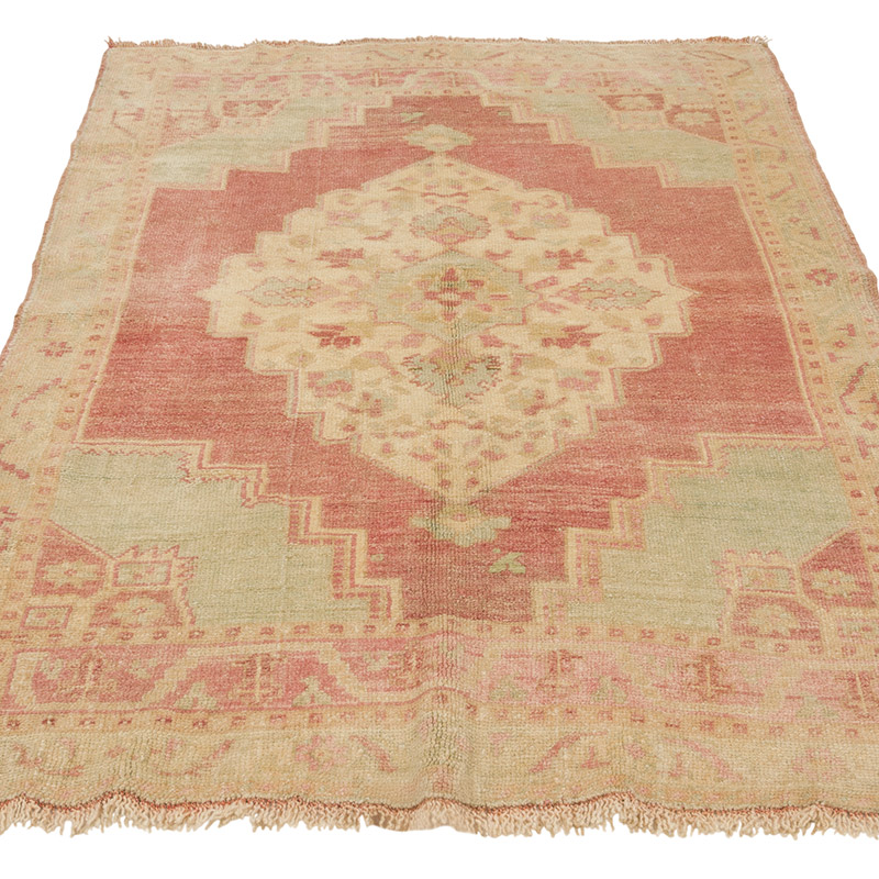 Alfombra Vintage Turca Anudada a Mano - K0085685
