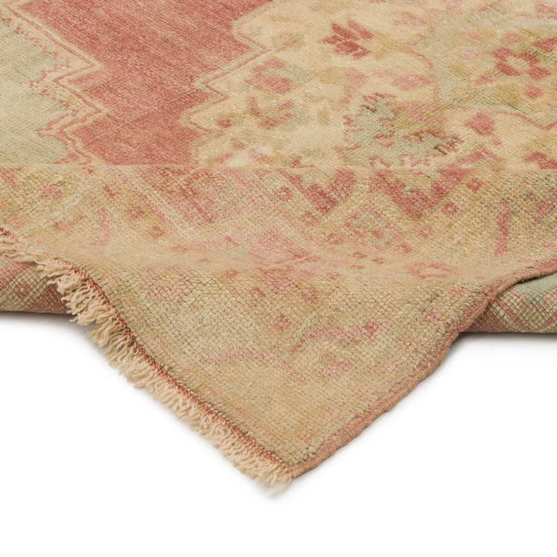 Alfombra Vintage Turca Anudada a Mano - K0085685