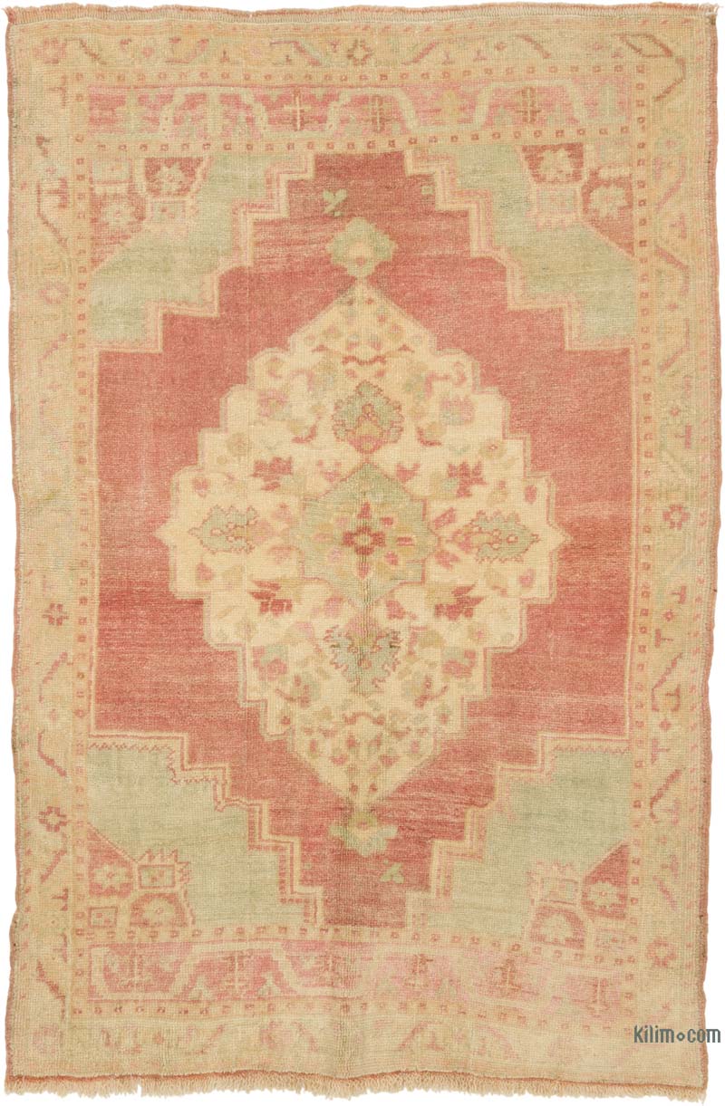 Alfombra Vintage Turca Anudada a Mano - K0085685